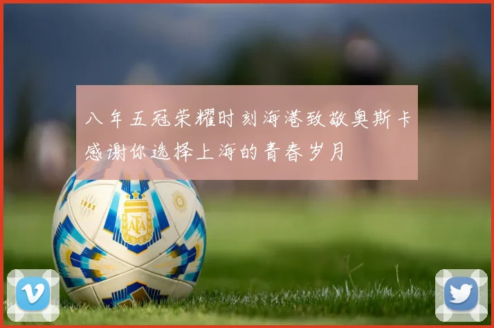 八年五冠荣耀时刻海港致敬奥斯卡感谢你选择上海的青春岁月